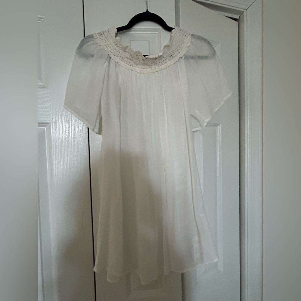 CUPSHE NWT White cover up or top